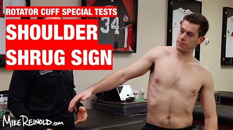 drop test shoulder injury|positive shoulder shrug test.